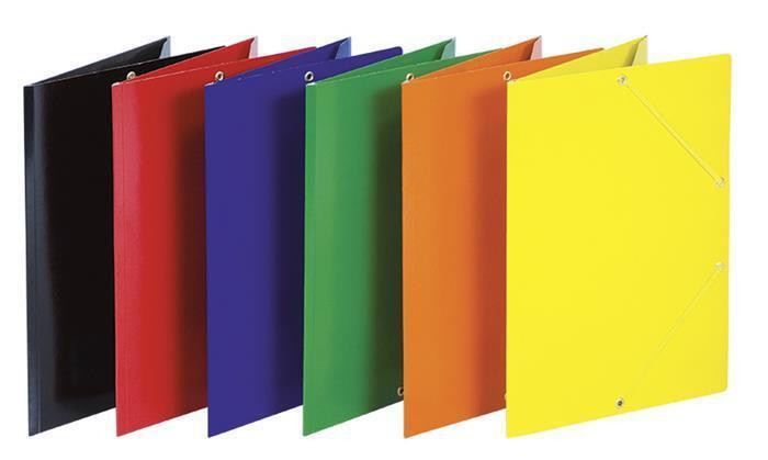 Desky s gumičkou "Standard", černé, karton, A4, DONAU