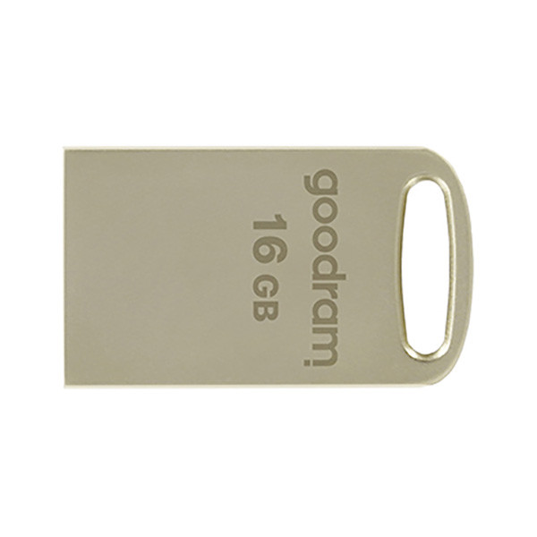 Goodram USB flash disk, USB 3.0, 16GB, UPO3, stříbrný, UPO3-0160S0R11, USB A, s poutkem