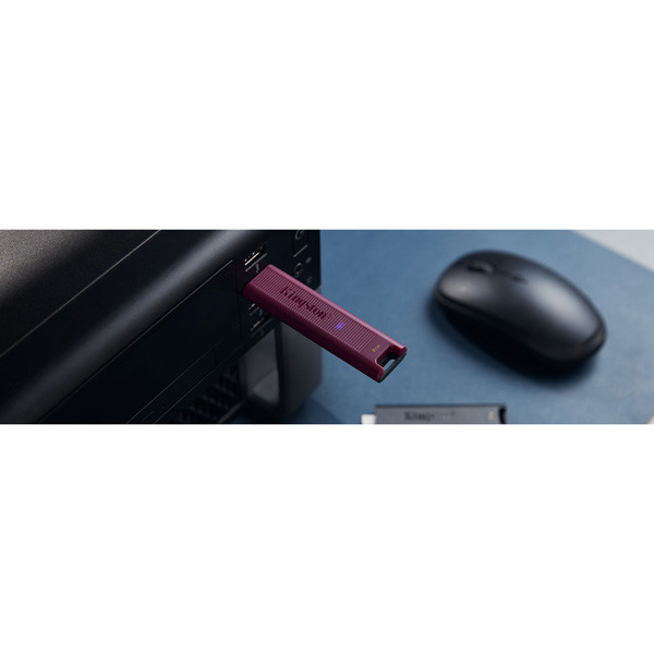 Kingston USB flash disk, USB 3.0, 1TB, DataTraveler Max, vínový, DTMAXA/1TB, USB A