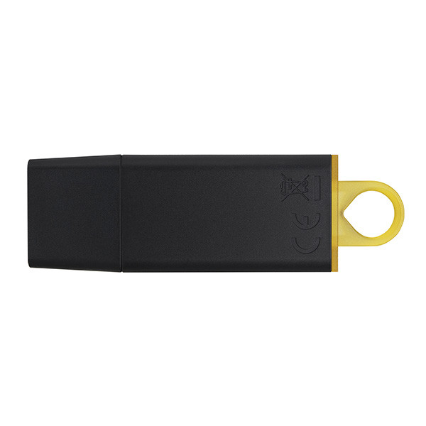 Kingston USB flash disk, USB 3.0, 128GB, DataTraveler Exodia, černý, DTX/128GB, USB A, s krytkou