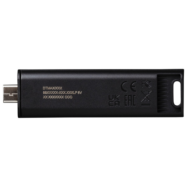 Kingston USB flash disk, USB 3.0, 256GB, DataTraveler Max, černý, DTMAX/256GB, USB C