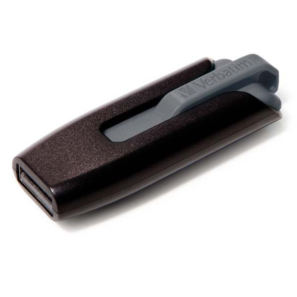 Verbatim USB flash disk, USB 3.0, 128GB, V3, Store N Go, černý, 49189, USB A, s výsuvným konektorem