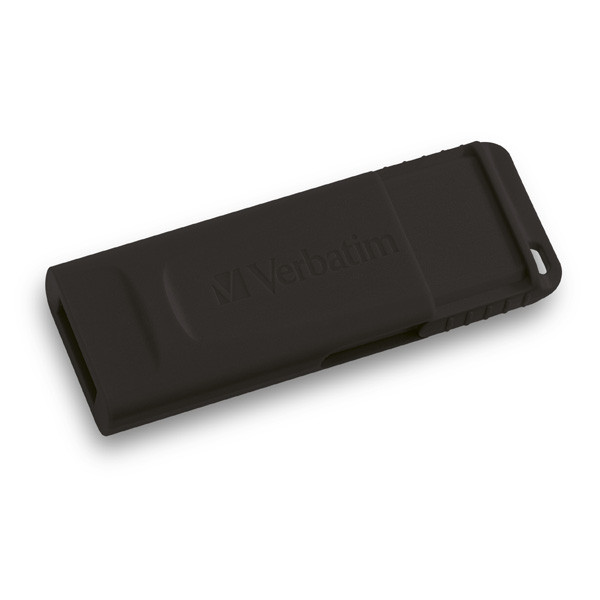 Verbatim USB flash disk, USB 2.0, 128GB, Slider, černý, 49328
