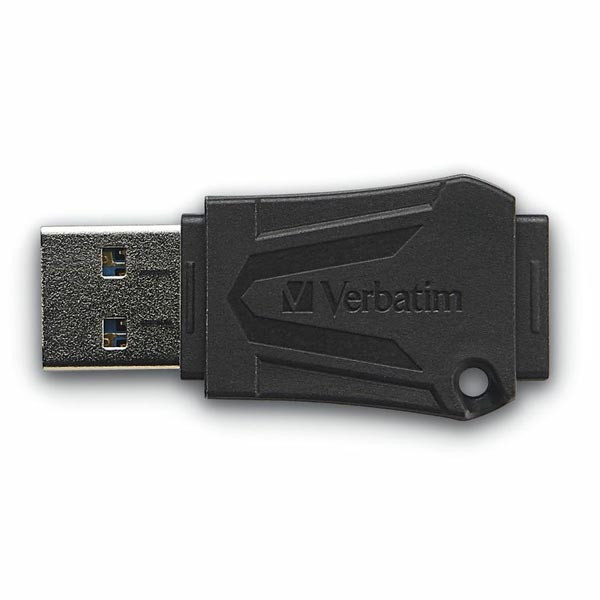 Verbatim USB flash disk, USB 2.0, 32GB, ToughMAX, černý, 49331, USB A, kompozitní materiál KyronMAX(tm)