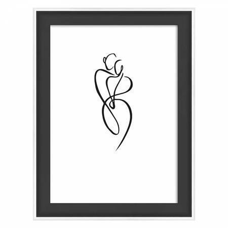 Rámeček "Silhouette", černá, 10 x 15 cm