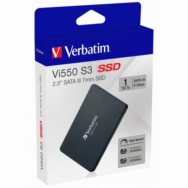 SSD Interní Verbatim Vi550, 49353, 1000GB, černý, SATA III