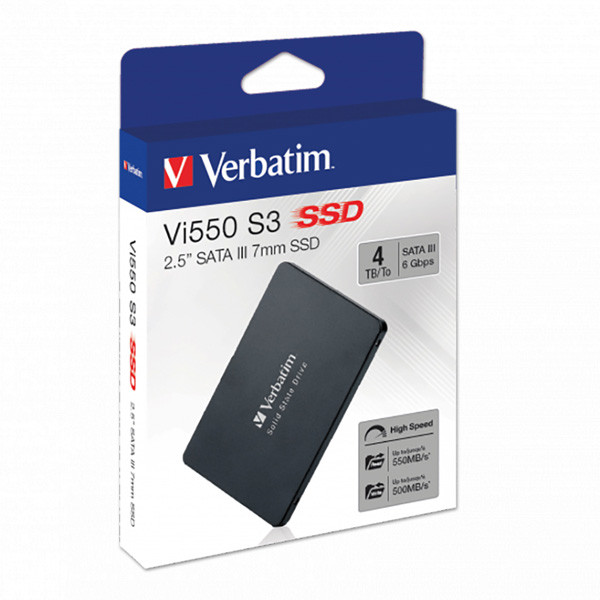 SSD Interní Verbatim Vi550 S3, 49355, 4000GB, černý, SATA III