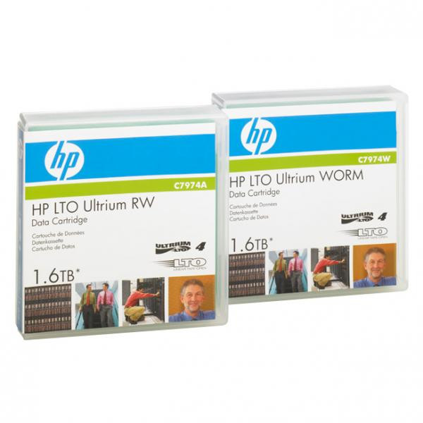 HP Ultrium LTO 4, 800/GB 1600 (1,6 TB)GB, zelená, C7974A, pro archivaci dat