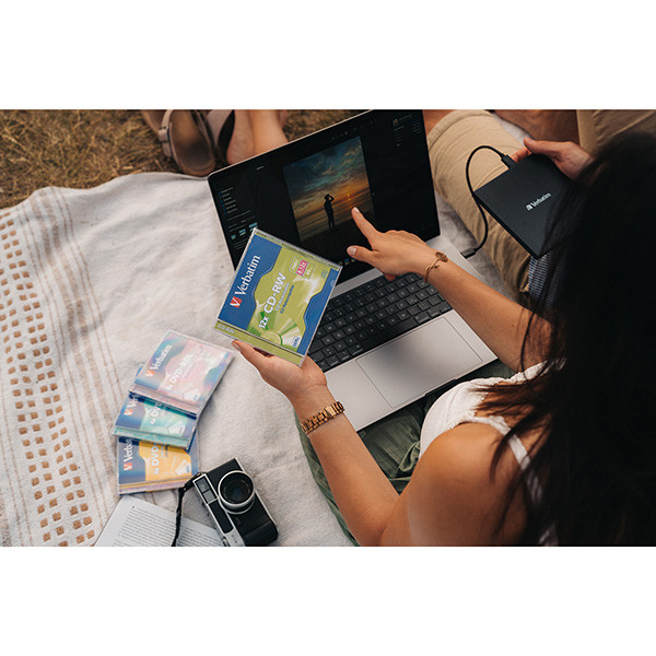 Verbatim CD-RW, 43148, SERL Scratch Resistant, 10-pack, 700MB, 12x, 80min., 12cm, bez možnosti potisku, jewel box, pro archivaci d