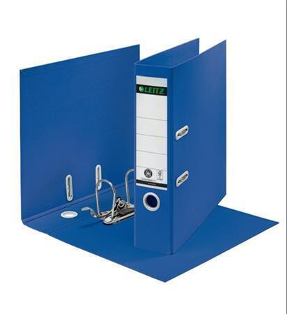 Pákový pořadač "180 Recycle", modrá, 80 mm, A4, karton, LEITZ 10180035