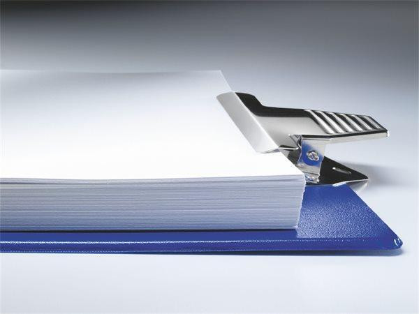 Podložka na psaní "Jumbo", s mamutí sponou, modrá, A4, ESSELTE