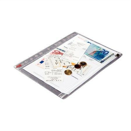 Euroobaly "Zip", se zipem, čirá, A4, 200 mikronů, ESSELTE