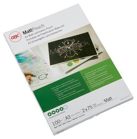 Laminovací fólie, 75 mikronů, A3, matná, 100 ks, GBC 41660E