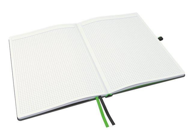 Zápisník "Complete", černá, čtverečkovaný, A4, 80 listů, LEITZ