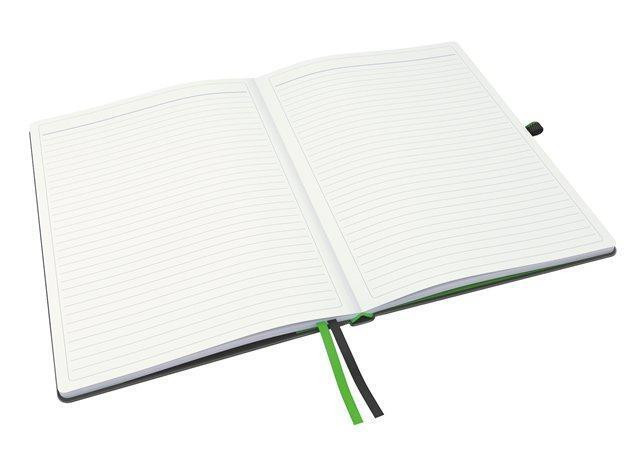 Zápisník "Complete", černá, linkovaný, A4, 80 listů, LEITZ