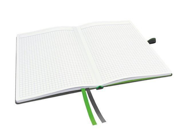 Zápisník "Complete", černá, čtverečkovaný, A5, 80 listů, LEITZ