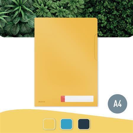 Desky na dokumenty "Cosy Privacy", matně žlutá, "L", A4, PP, LEITZ