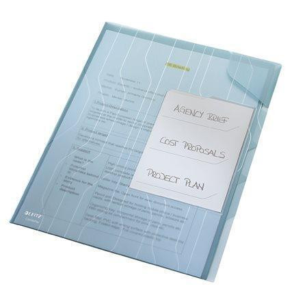 Závěsné desky "CombiFile", modrá, A4, 200 mikron, třídicí, LEITZ