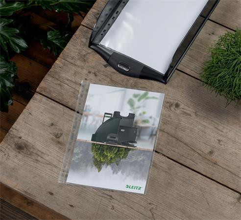 Ekologické kapsy Leitz Re:cycle A4, Čirá