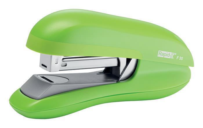 Stolní sešívačka Rapid F30 s plochým sešíváním, Světle zelená, RAPID