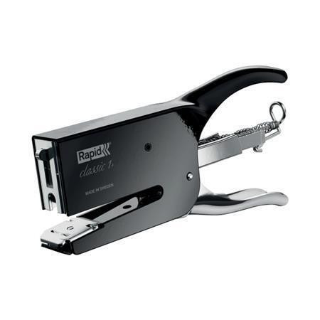 Sešívací kleště "Retro Classic K1", černá, 50 listů, celokovové, RAPID