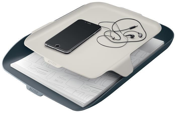 Odkladač " Cosy", šedá, s organizérem, LEITZ 52590089