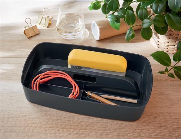 Organizér "MyBox Cosy", šedá, malý, s držadlem, LEITZ 52660089