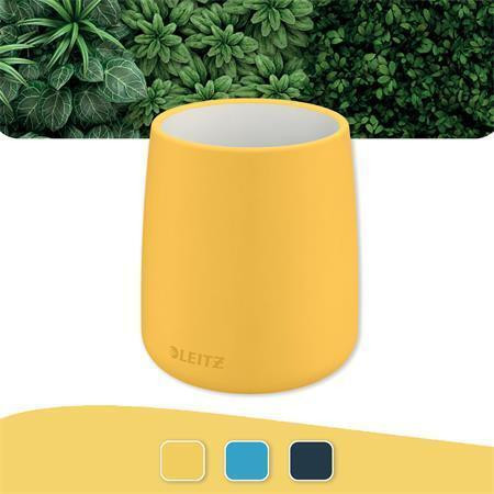 Držák na pero "Cosy", matně žlutá, keramický, LEITZ