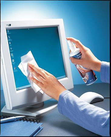 Čisticí sprej na monitor, s pumpičkou, 250 ml, ESSELTE