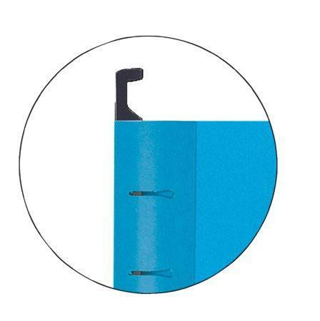 Zesílené závěsné desky "Classic", modrá, A4, recyklovaný karton, ESSELTE