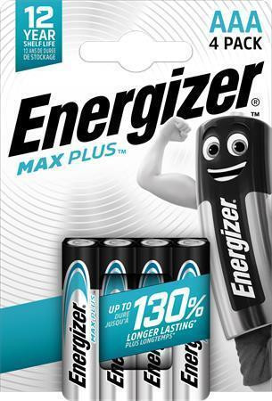 Baterie "Max Plus", AAA, 4 ks, ENERGIZER