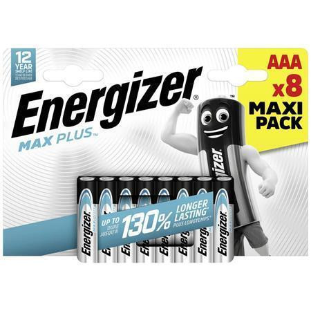 Baterie "Max Plus", AAA, 8 ks, ENERGIZER 7638900437522
