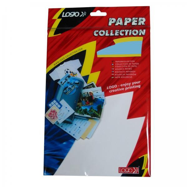 Logo etikety 70mm x 36mm, A4, matné, červené, 24 etikety, baleno po 10 ks, pro inkoustové a laserové tiskárny