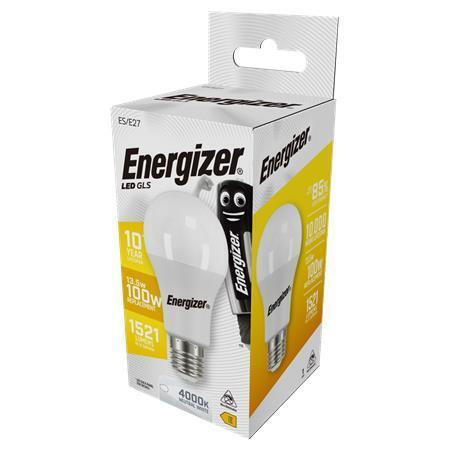 LED žárovka, E27, globe, 13,5W (100W), 1521lm, 4000K, ENERGIZER