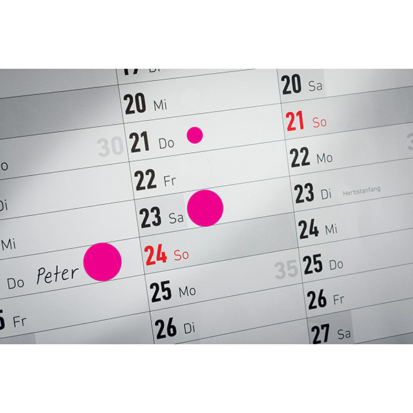 Avery Zweckform etikety 19mm, purpurové, 250 etiket, značkovací, 3854, pro ruční popis