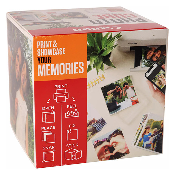 Canon Photo Paper Plus, Cybe Creative Pack White Orange, PP-201, foto papír, lesklý, 2311B077, bílý, 13x13cm, 5x5", 265 g/m2, 40 k