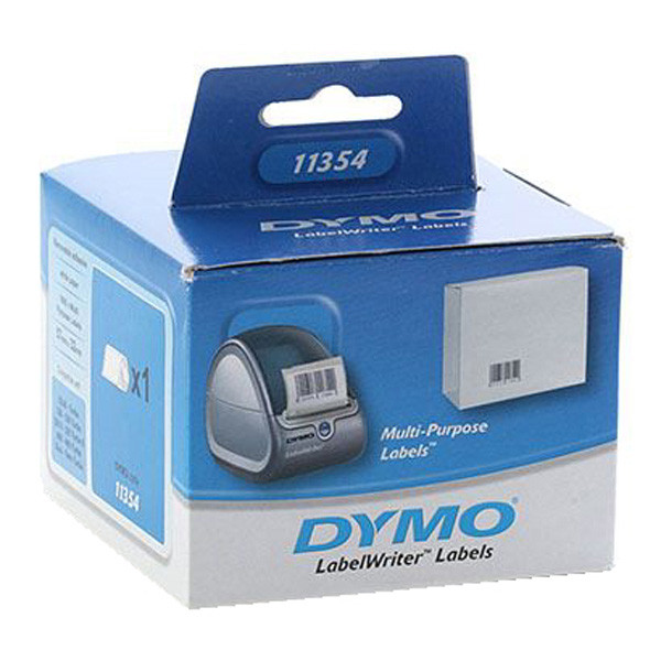 Dymo papírové štítky 57mm x 32mm, bílé, multifunkční, snímatelné, 1000 ks, 11354, S0722540