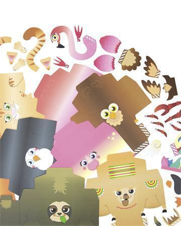 Creative Gift Box Set, FOLIA, 8 Different Animal Figures