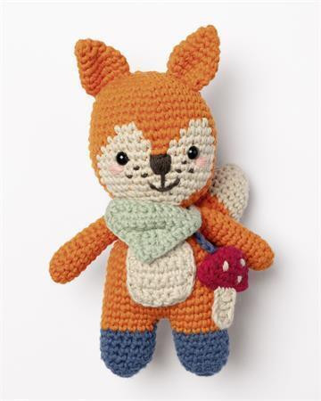 Sada na háčkování, liška, mini (nová edice), FOLIA 23924