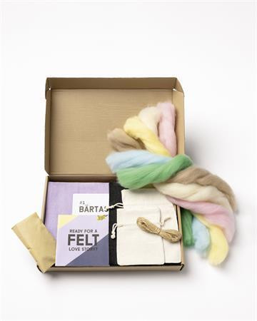 Kreativní filcová sada "Rainbow Edition", 5 dekorací, 36 dílů, FOLIA 9310