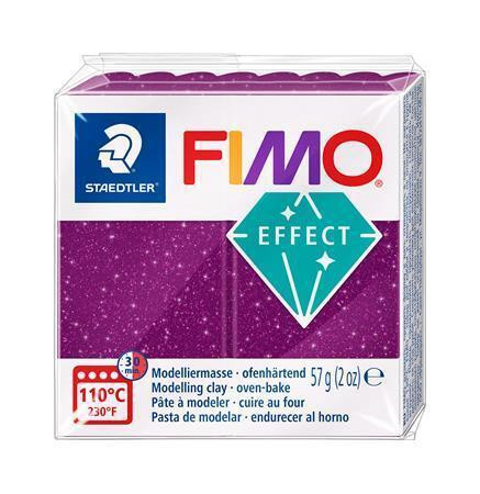FIMO® effect 8020 fialová se třpytkami