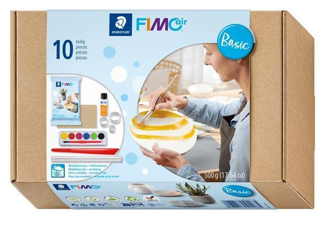 Modelovací hmota FIMO "Air Basic 81", bílá, 500 g, sada, FIMO 81SET01
