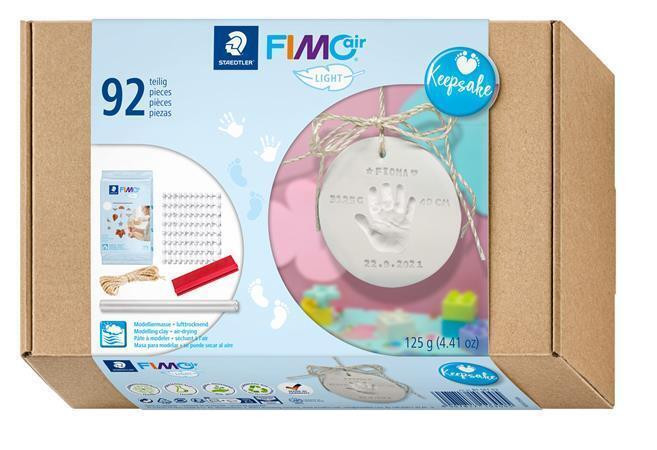 Modelovací hmota FIMO "Air Light 81", bílá, 125 g, sada PAMÁTNÍČEK, FIMO 81SET03