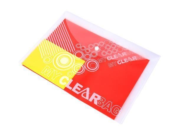 Desky s drukem "FO-CBF05", transparentní, A4, PP, 180 micron, FLEXOFFICE