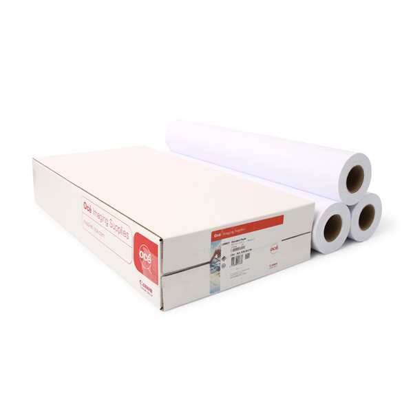 Canon-Océ IJM021, Roll Paper Standard, matný, 36", 3-pack, 7675B055, 90 g/m2, papír, 914mmx50m, bílý, pro technický tisk, role, ne