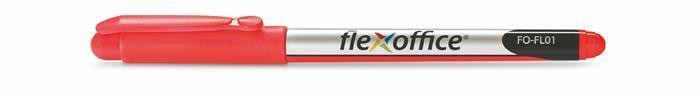 Liner "FL01", červená, 0,3 mm, FLEXOFFICE