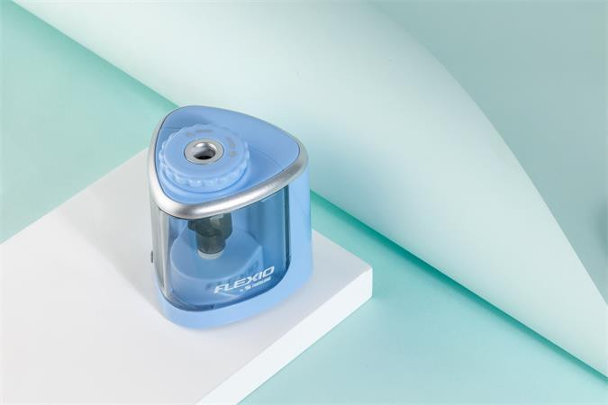 Ořezávátko "Flexio", modrá, stolní, na baterie, FLEXOFFICE OW-1162