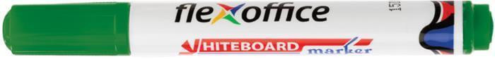 Popisovač na bílou tabuli "WB03", zelená, 2,5 mm, kuželový hrot, FLEXOFFICE