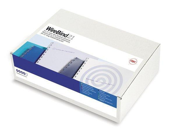 Hřbet "MultiBind 21", bílá,  kovový, 6 mm, 55 listů, GBC