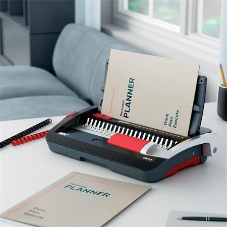 Vazač "CombBind CB12", vazba plastovým hřbetem, manuální, 165 listů, GBC 4410060